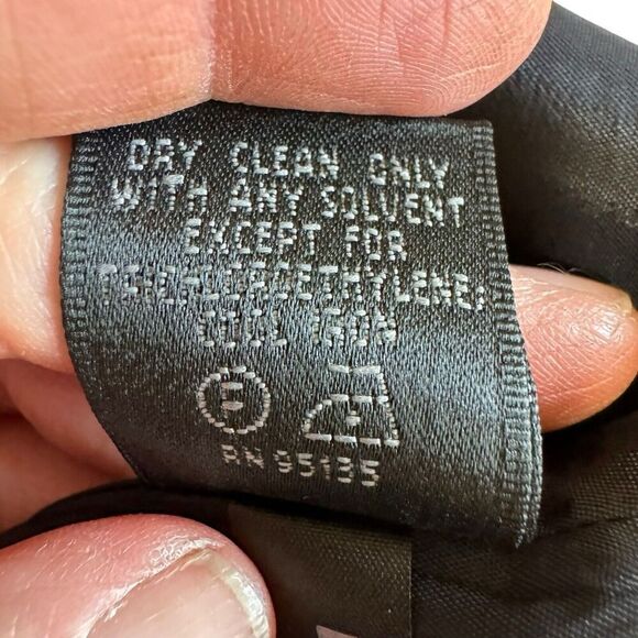 Lafayette 148 Women's Black Metallic Virgin Wool Blend Dress Pants 12 Career - Picture 5 of 8